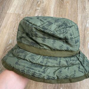 Pendleton puffer hiking green print bucket hat